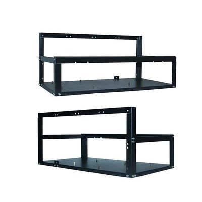 kwaliteit  605mm 6 8 12 GPU Mining Case Open Air Mining Frame Computer Rack For Asic Mining Fabriek